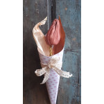 Tulipán - fonott csuhévirág, örökvirág (4 db csokkorban) kedvezményesen
